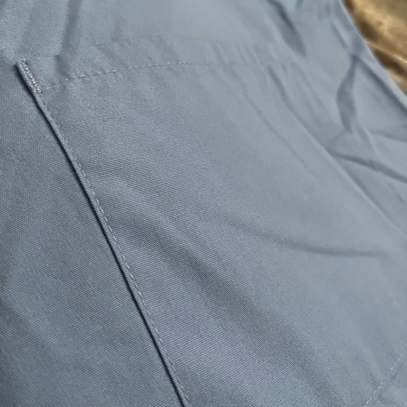 5/$25 Scrub Pants Blue Medical Drawstring Waist small s/ch - Picture 9 of 11